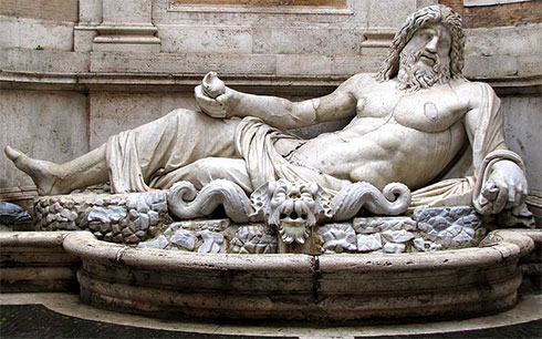 Statua di Marforio a Roma